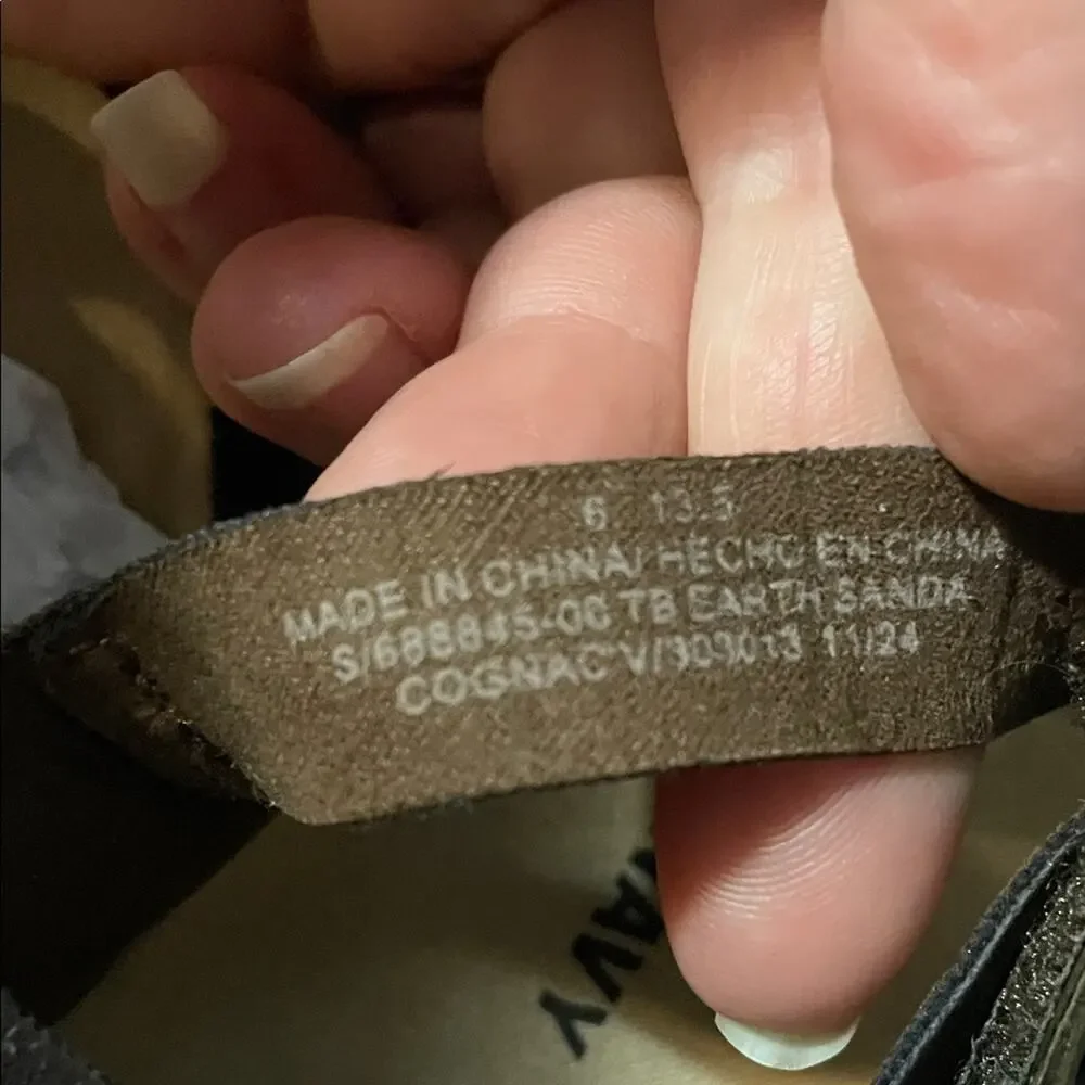 Old Navy Dark Brown Triple-Buckle Kids Sandals